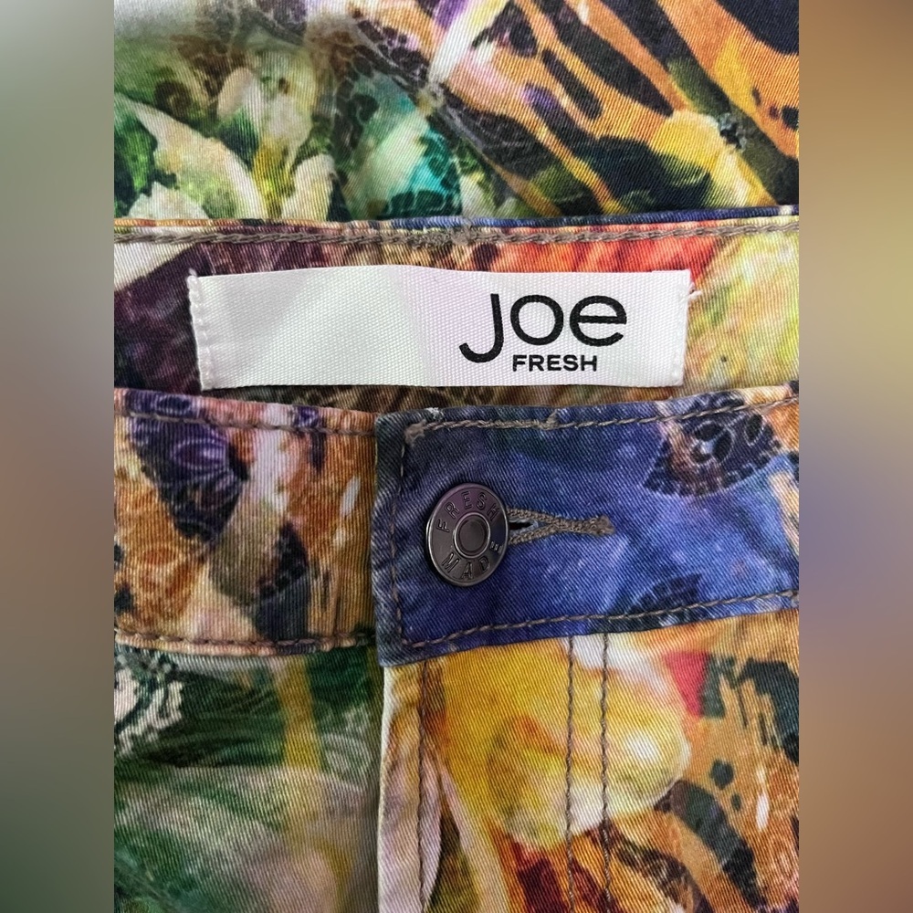 Joe Fresh Multicolor Patterned Pants - Picture 5 of 7